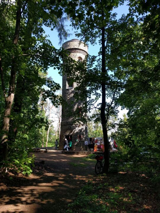 Der Siegesturm auf dem Wachberg in Waldheim.