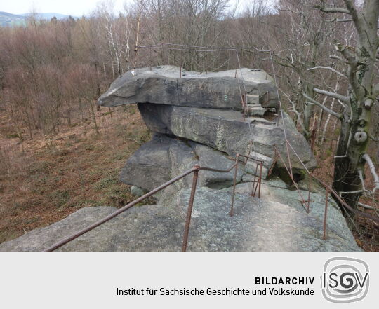 Anlagen auf dem Hochstein bei Elstra.