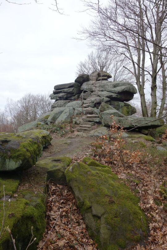 Anlagen auf dem Hochstein bei Elstra.
