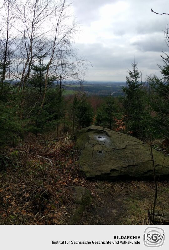 Aussichtspunkt Elbtalblick am Hochstein bei Elstra.