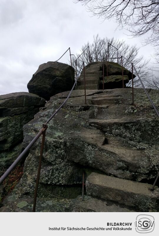 Anlagen auf dem Hochstein bei Elstra.