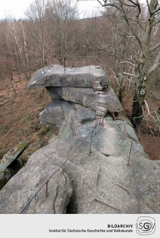 Anlagen auf dem Hochstein bei Elstra.