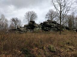 Anlagen auf dem Hochstein bei Elstra.