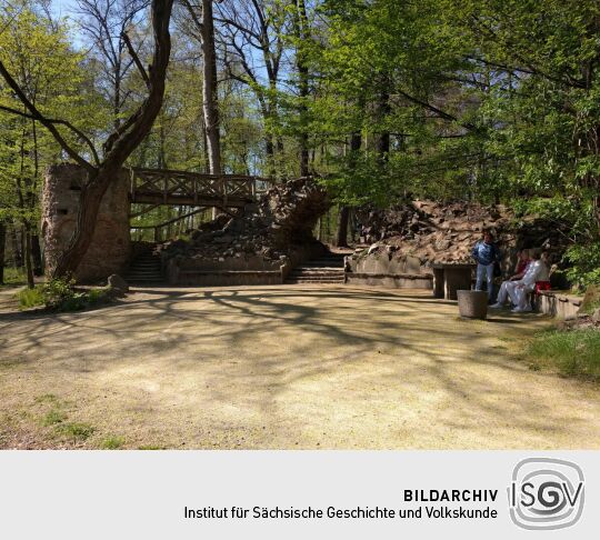 Schießwarte bei Wilhelms Ruhe im Landschaftspark Machern.