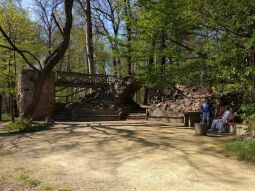 Schießwarte bei Wilhelms Ruhe im Landschaftspark Machern.