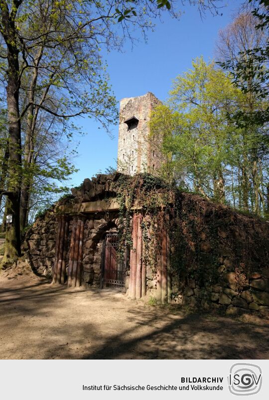 Die Ritterburg im Landschaftspark Machern.