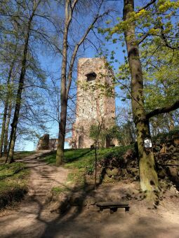 Die Ritterburg im Landschaftspark Machern.