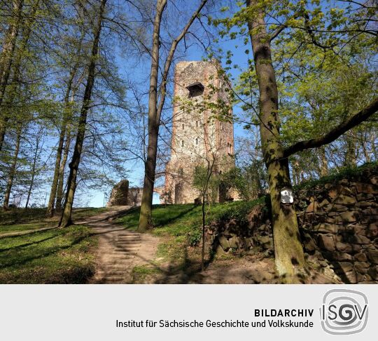 Die Ritterburg im Landschaftspark Machern.