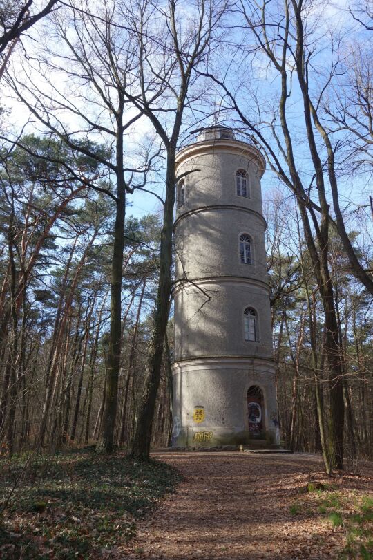 Der Wartturm auf dem Sonnenhügel in Niesky.