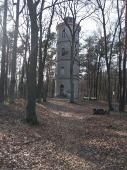 Der Wartturm auf dem Sonnenhügel in Niesky.
