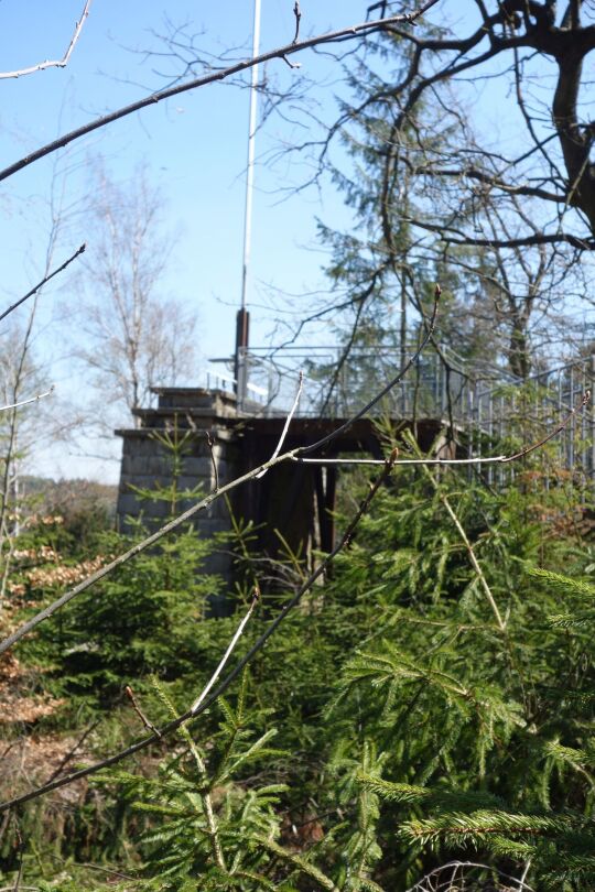 Aussichtspunkt auf dem Rockelmann bei Schwarzenberg.