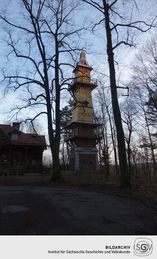 Aussichtsturm am Weinberghaus in Görlitz.