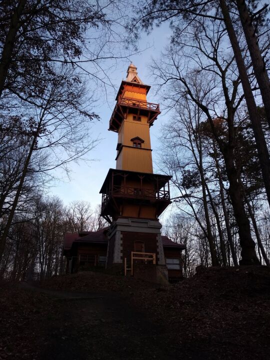 Aussichtsturm am Weinberghaus in Görlitz.