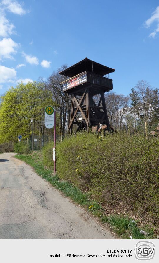 Aussichtsturm Zum Fernblick in Zwickau-Marienthal.