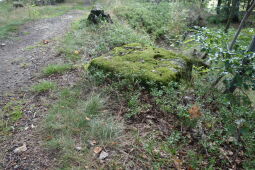 Fundamente der Luftbeobachtungsstelle auf der Morgensternhöhe bei Ansprung.