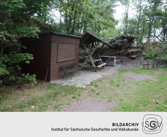 Kiosk und Rastplatz auf der Morgensternhöhe bei Ansprung.