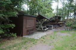 Kiosk und Rastplatz auf der Morgensternhöhe bei Ansprung.