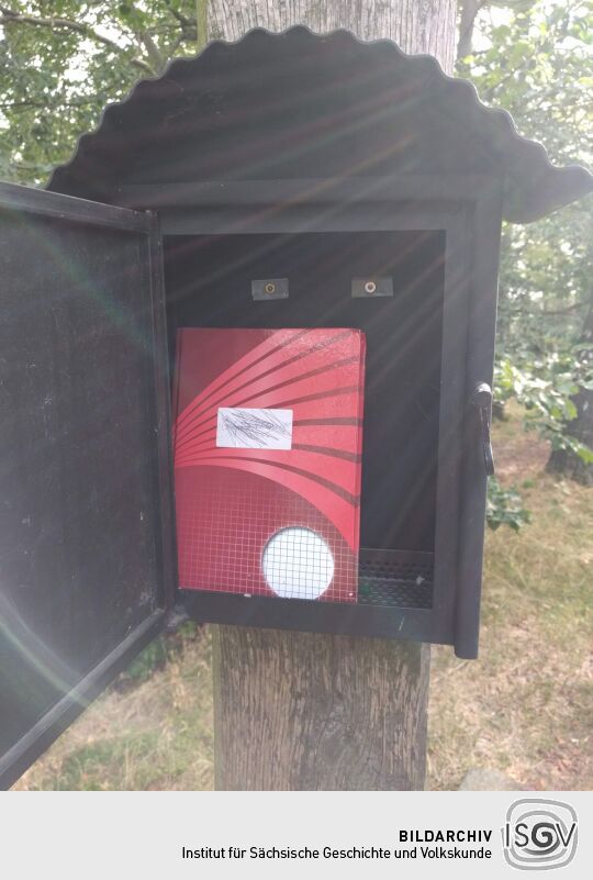 Gipfelbuch auf der Morgensternhöhe bei Ansprung.