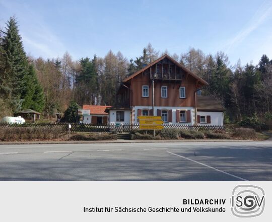Das ehemalige Forsthaus Lückendorf im Zittauer Gebirge.
