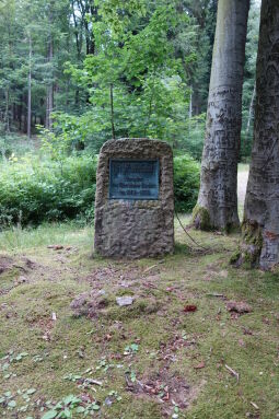 Erinnerungsstein an Forstmeister A. F. Schaal.