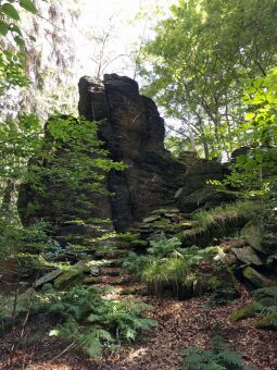 Der ehemalige Aussichtspunkt Bruchbergfelsen.