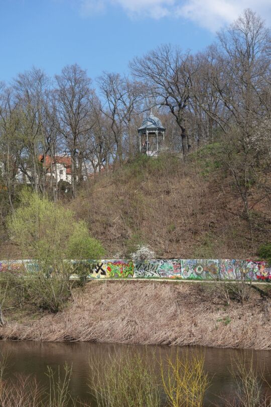 Blick zur Muldenwarte in Zwickau.