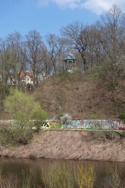Blick zur Muldenwarte in Zwickau.