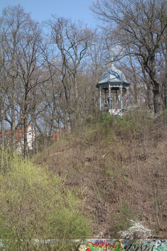 Blick zur Muldenwarte in Zwickau.