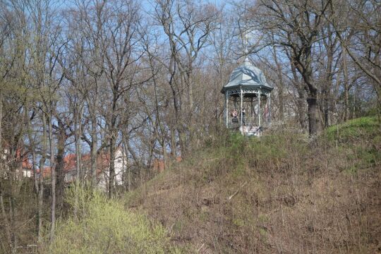 Blick zur Muldenwarte in Zwickau.