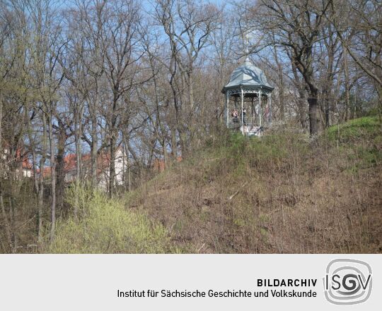 Blick zur Muldenwarte in Zwickau.