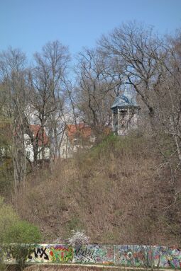 Blick zur Muldenwarte in Zwickau.