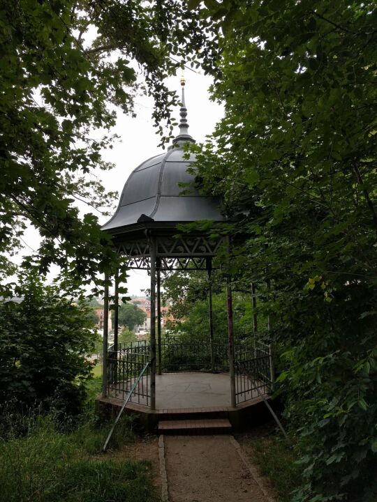 Die Muldenwarte am Knappengrund in Zwickau.