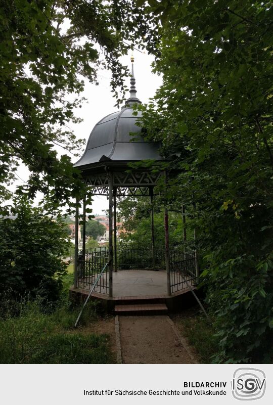 Die Muldenwarte am Knappengrund in Zwickau.