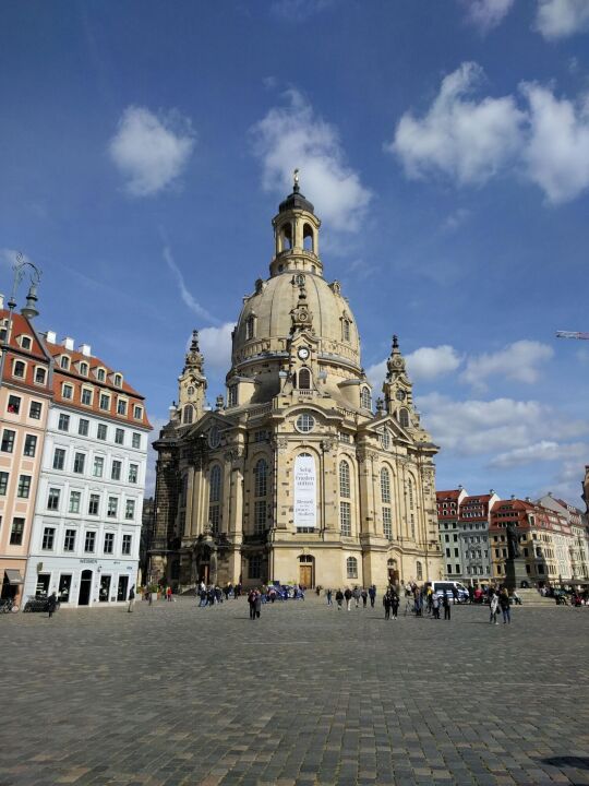 Die Frauenkirche in Dresden.