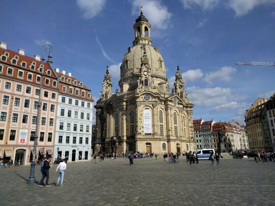 Die Frauenkirche in Dresden.