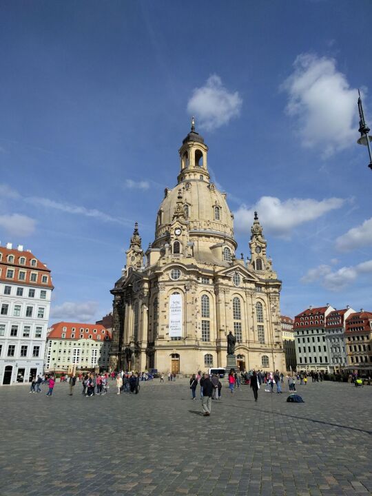 Die Frauenkirche in Dresden.