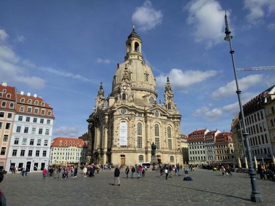 Die Frauenkirche in Dresden.