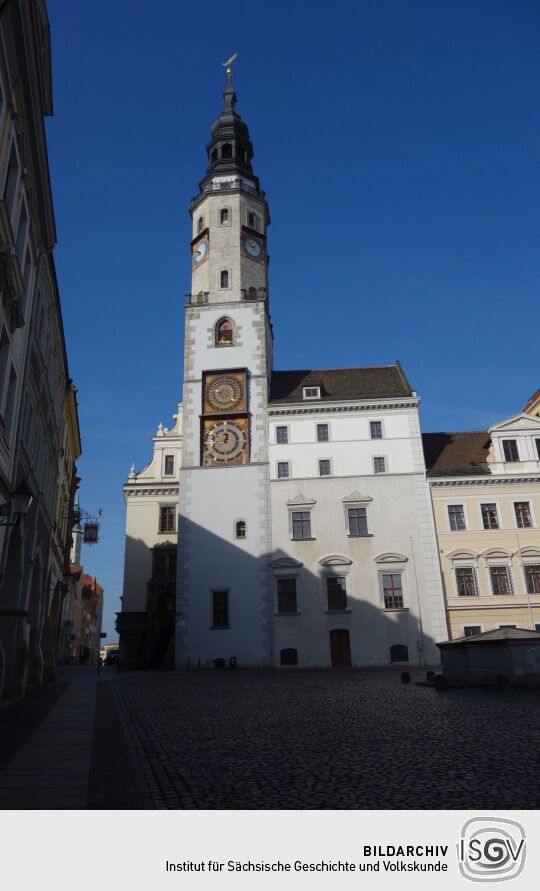 Das Rathaus in Görlitz.