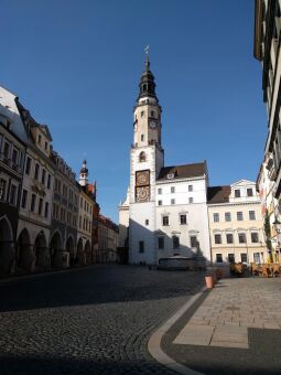 Das Rathaus in Görlitz.