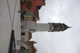 Der Reichenturm am Kornmarkt in Bautzen.