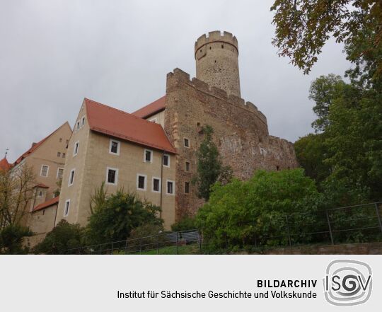 Burg Gnandstein bei Frohburg.