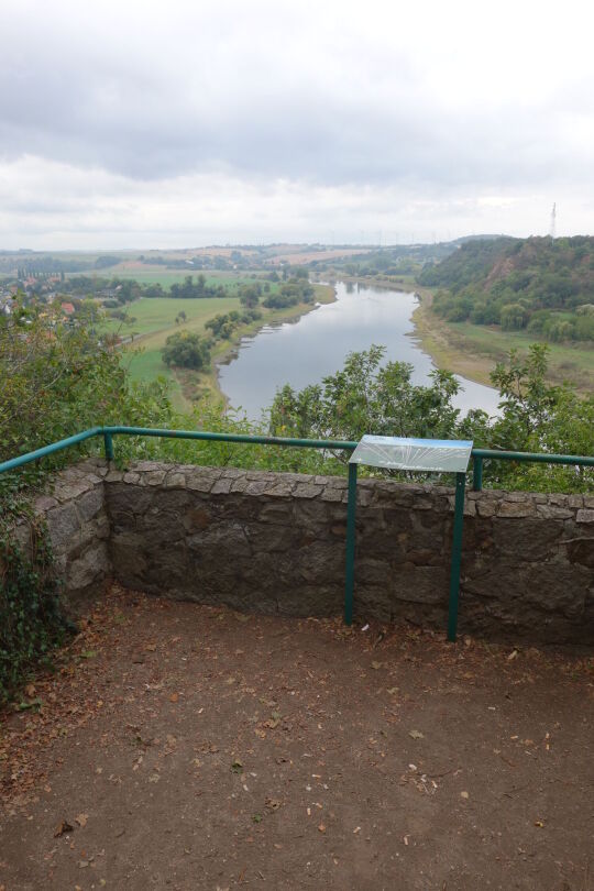 Der Aussichtspunkt Schöne Aussicht in Diesbar-Seußlitz.