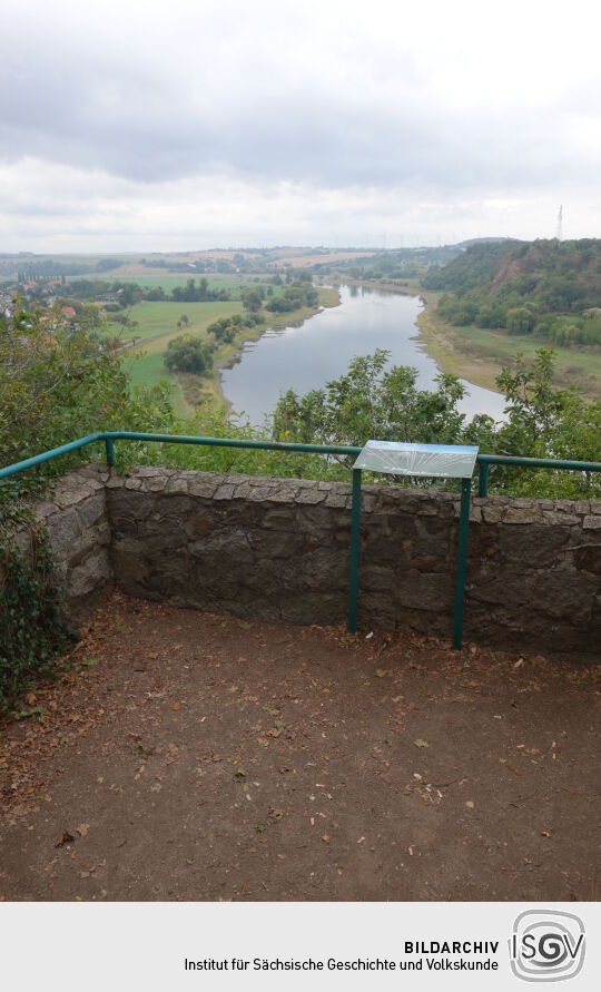 Der Aussichtspunkt Schöne Aussicht in Diesbar-Seußlitz.