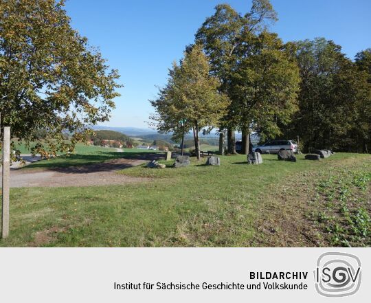 Der Aussichtspunkt Friedenslinden bei Maxen.