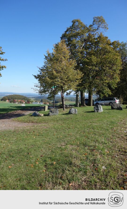 Der Aussichtspunkt Friedenslinden bei Maxen.