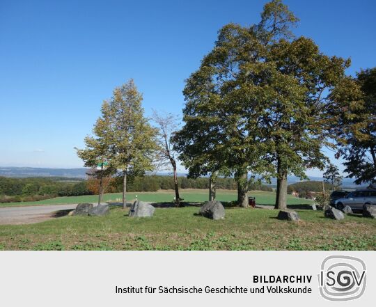 Der Aussichtspunkt Friedenslinden bei Maxen.