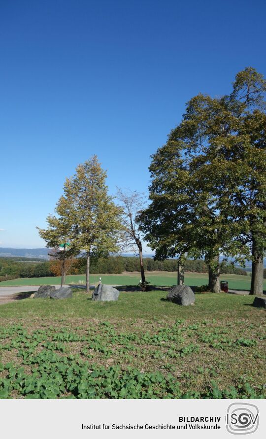 Der Aussichtspunkt Friedenslinden bei Maxen.