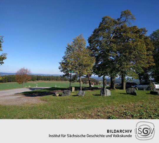 Der Aussichtspunkt Friedenslinden bei Maxen.