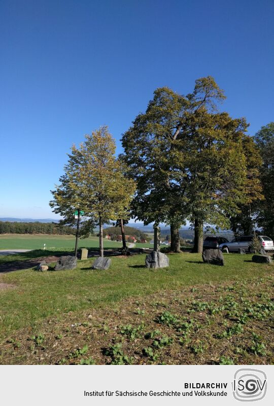 Der Aussichtspunkt Friedenslinden bei Maxen.