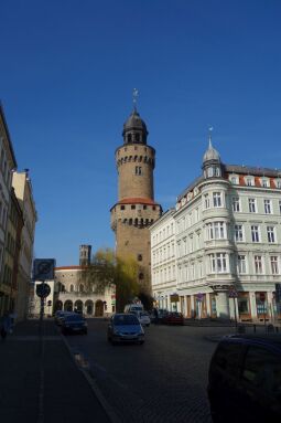 Der Reichenbacher Turm im heutigen Zentrum von Görlitz.